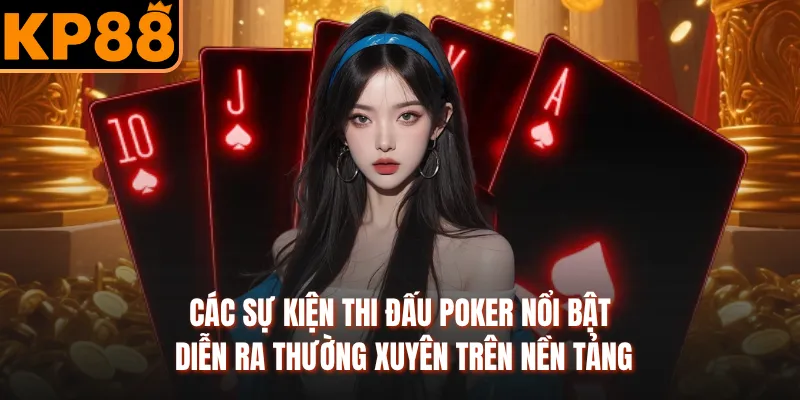 Các sự kiện thi đấu Poker nổi bật diễn ra thường xuyên trên nền tảng
